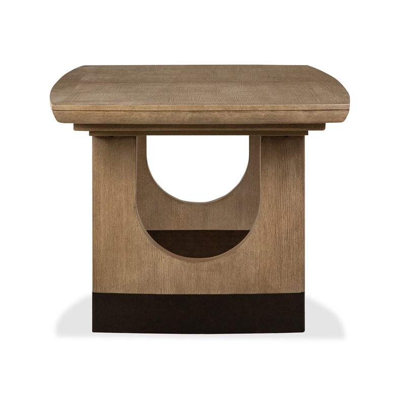 Magnussen Home Tristan Swiss Coffee Extendable Trestle Dining Table