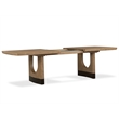 Magnussen Home Tristan Swiss Coffee Extendable Trestle Dining Table