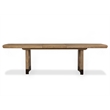 Magnussen Home Tristan Swiss Coffee Extendable Trestle Dining Table