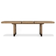 Magnussen Home Tristan Swiss Coffee Extendable Trestle Dining Table