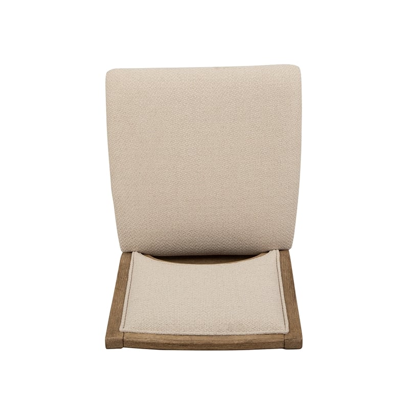 Magnussen Home Tristan Swiss Coffee Upholstered Side Chair Two Pack