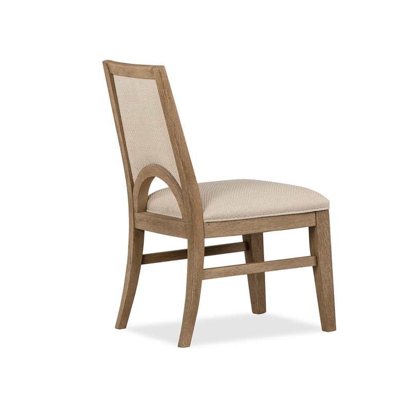 Magnussen Home Tristan Swiss Coffee Upholstered Side Chair Two Pack