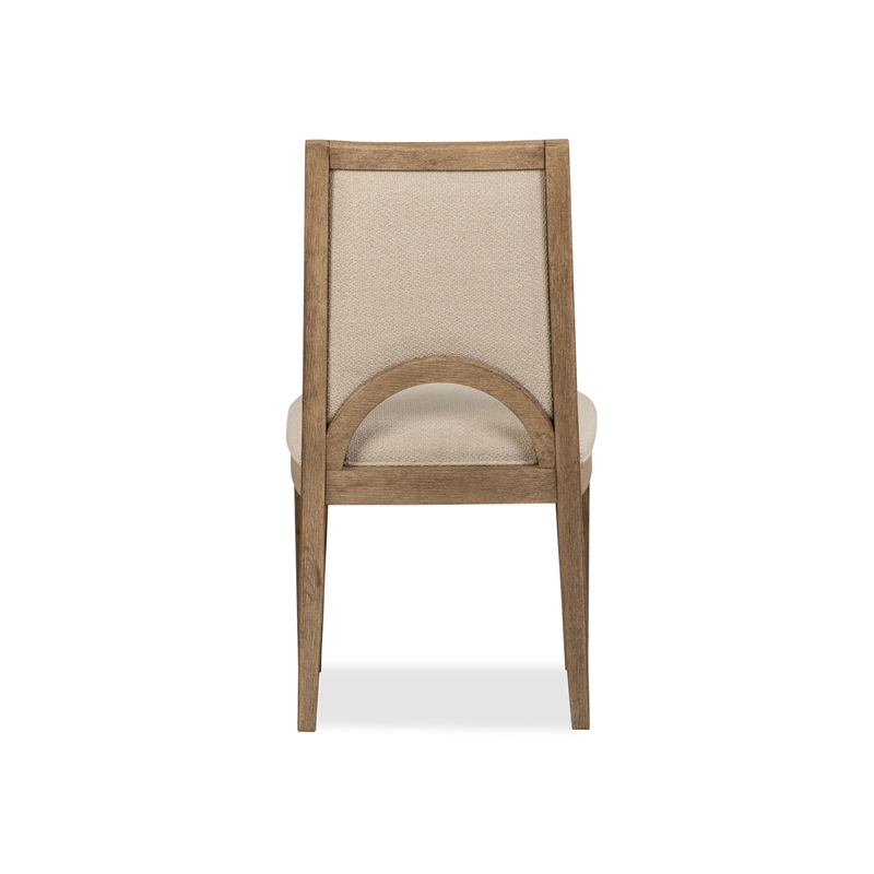 Magnussen Home Tristan Swiss Coffee Upholstered Side Chair Two Pack
