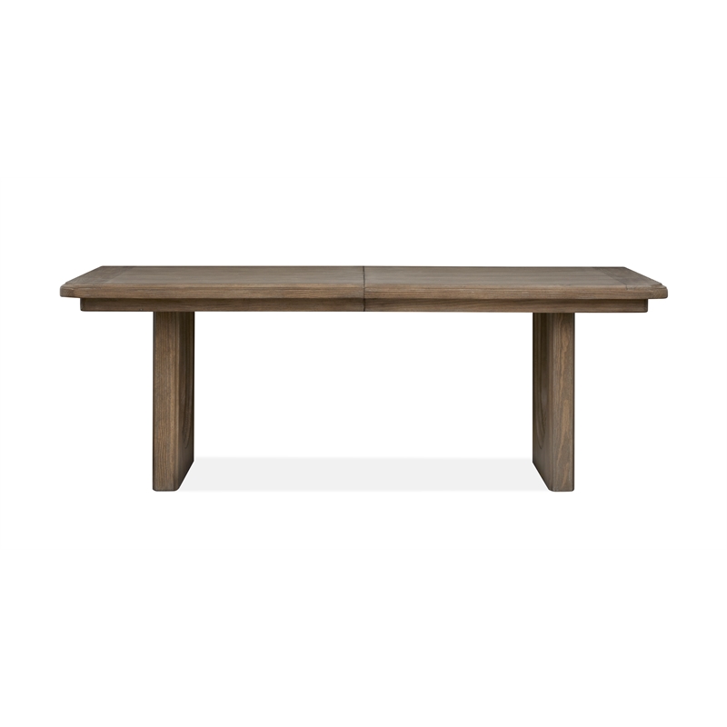 Magnussen Home Westbourne Dark Umber Extendable Trestle Dining Table