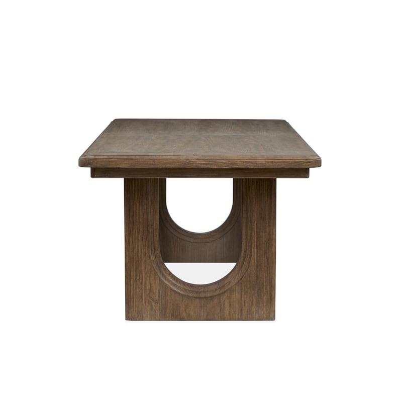 Magnussen Home Westbourne Dark Umber Extendable Trestle Dining Table