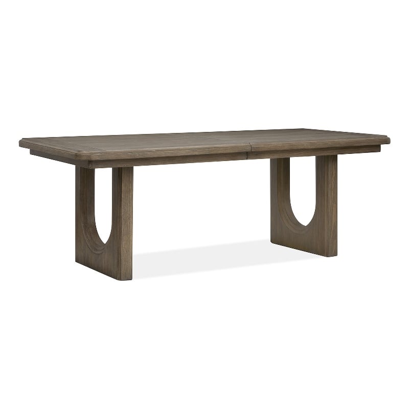 Magnussen Home Westbourne Dark Umber Extendable Trestle Dining Table