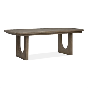 Magnussen Home Westbourne Dark Umber Extendable Trestle Dining Table