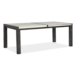 Magnussen Home Plum Creek Ravenwood Black Rectangular Dining Table