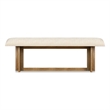 Magnussen Home Marcel Harvest Brown Bench