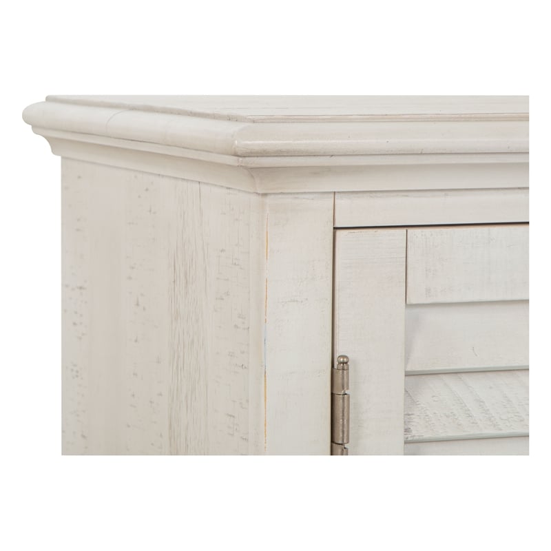 Magnussen Home Newport Alabaster Small Console
