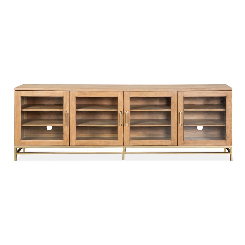 Magnussen Home Lindon Belgian Wheat Large Console