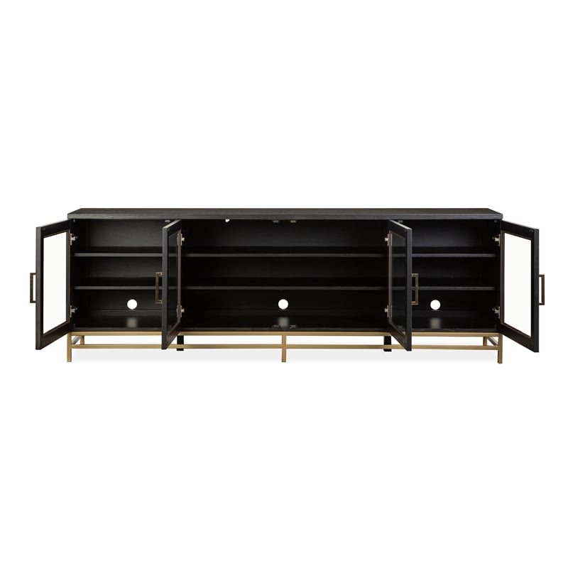 Magnussen Home Lindon Coffee Bean Dark Large Console