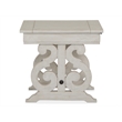 Magnussen Home Bronwyn Alabaster Rectangular End Table