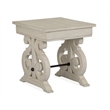 Magnussen Home Bronwyn Alabaster Rectangular End Table