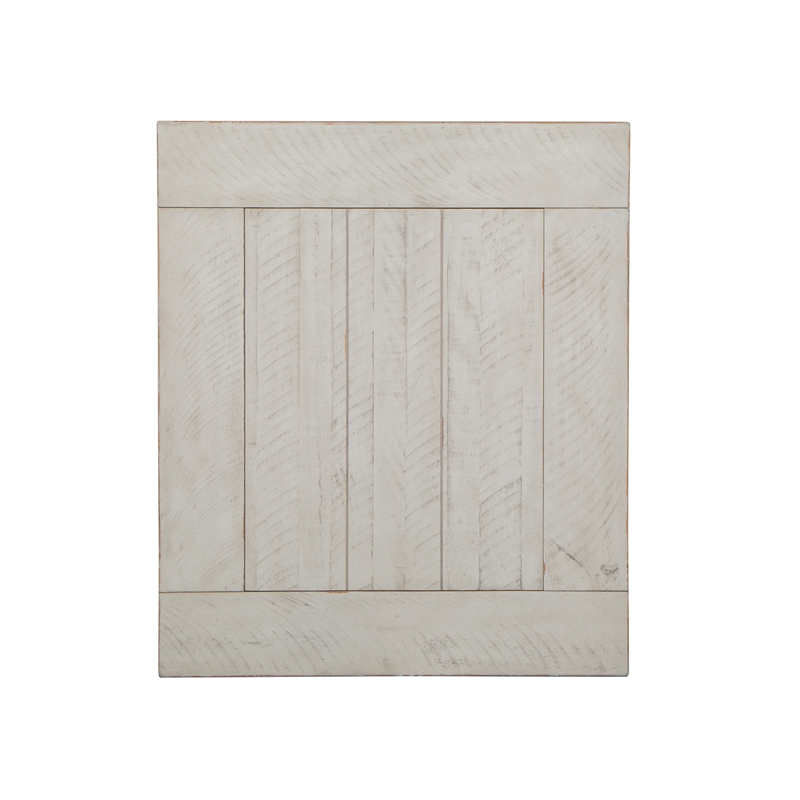 Magnussen Home Bronwyn Alabaster Rectangular End Table