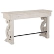 Magnussen Home Bronwyn Alabaster Rectangular Sofa Table