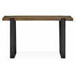 Magnussen Home Bowden Rustic Honey And Distressed Iron Rectangular Sofa Table