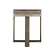 Magnussen Home Wiltshire Sea Shell Rectangular End Table