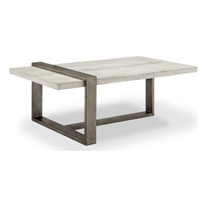 Magnussen Home Wiltshire Sea Shell Rectangular Cocktail Table