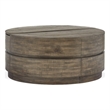 Magnussen Home Baisden Tobacco Round Lift Top Cocktail Table With Casters