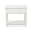 Magnussen Home Newport Alabaster Rectangular End Table