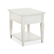 Magnussen Home Newport Alabaster Rectangular End Table
