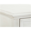 Magnussen Home Newport Alabaster Rectangular End Table