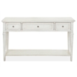 Magnussen Home Newport Alabaster Rectangular Sofa Table