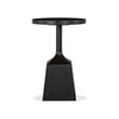 Magnussen Home Lindon Coffee Bean Round Pedestal Accent End Table