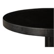 Magnussen Home Lindon Coffee Bean Round Pedestal Accent End Table