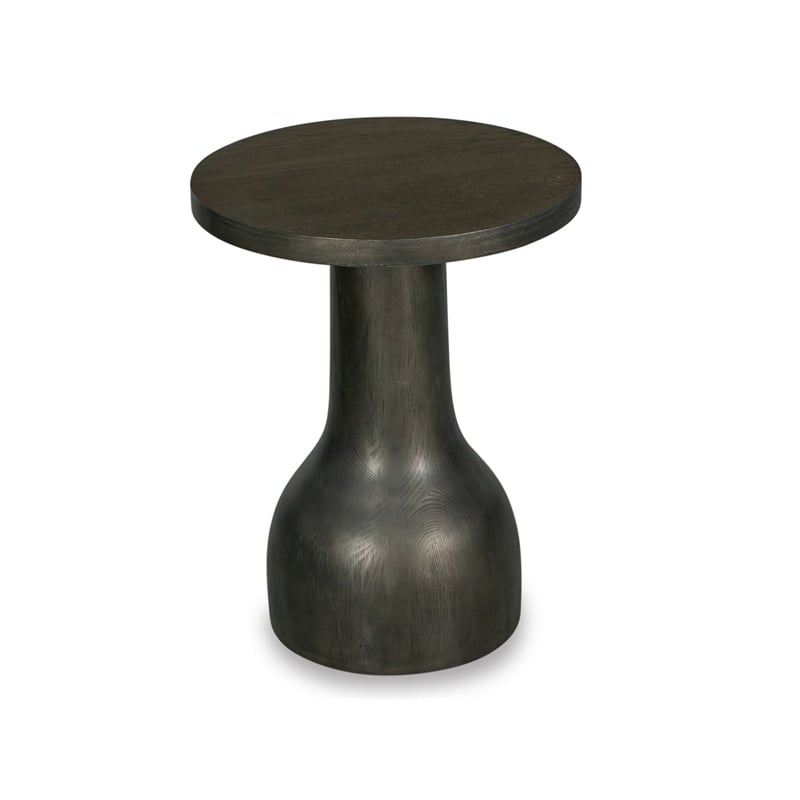 Magnussen Home Bosley Coffee Bean Round Accent Table