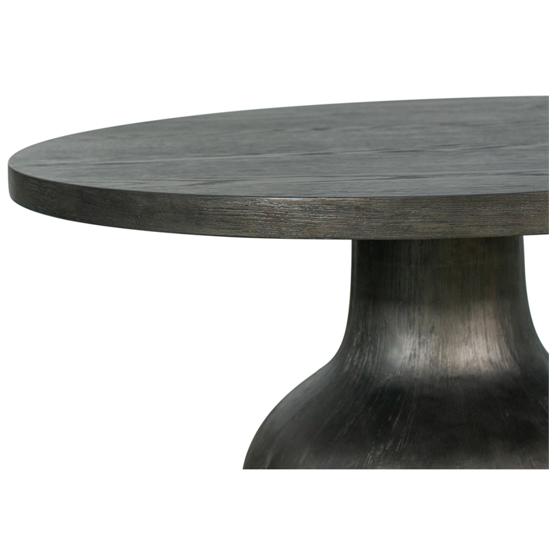 Magnussen Home Bosley Coffee Bean Round Cocktail Table