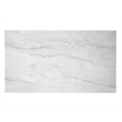 Magnussen Home Esme White Marble And Brushed Nickel Rectangular Cocktail Table