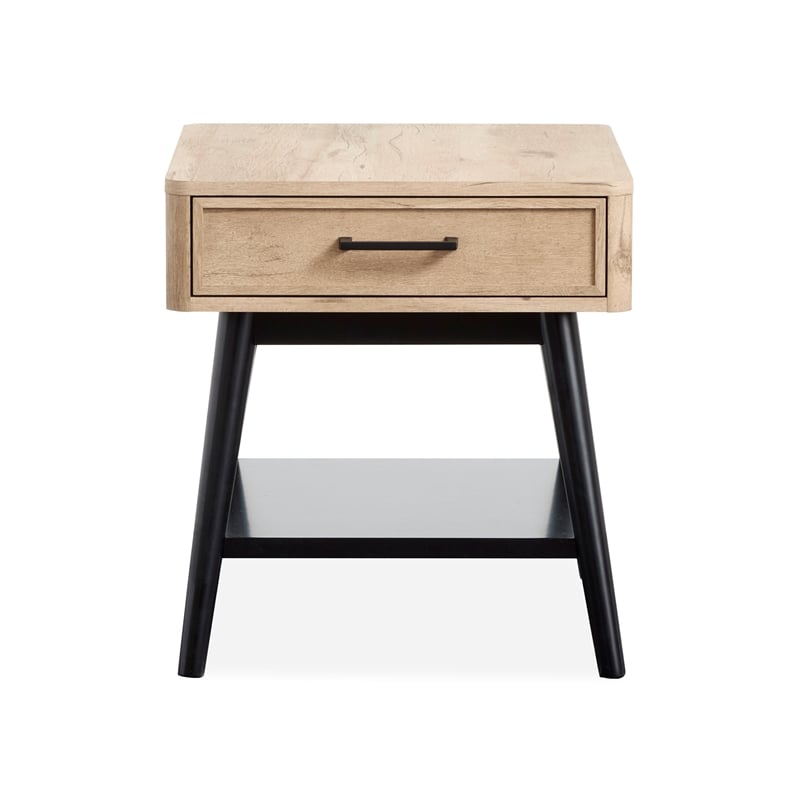 Magnussen Home Fletcher Driftwood Rectangular End Table