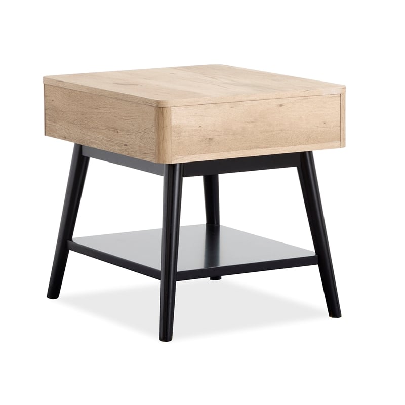Magnussen Home Fletcher Driftwood Rectangular End Table