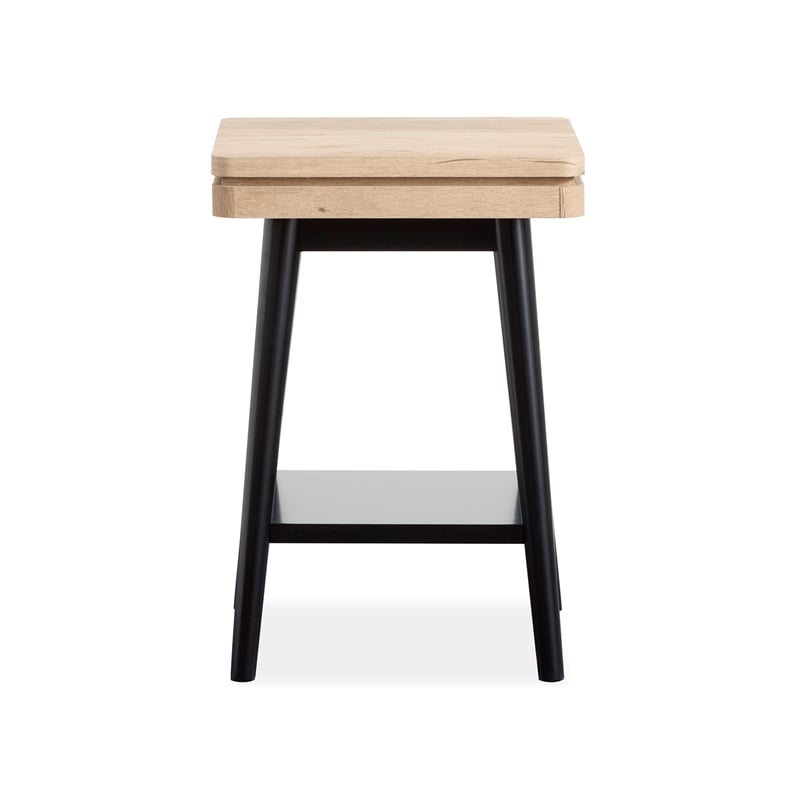 Magnussen Home Fletcher Driftwood Square Accent Table