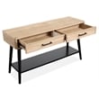Magnussen Home Fletcher Driftwood Rectangular Sofa Table
