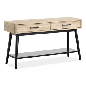 Magnussen Home Fletcher Driftwood Rectangular Sofa Table