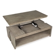 Magnussen Home Conrad Stone Rectangular Lift Top Cocktail Table With Casters