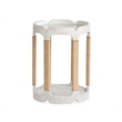Magnussen Home Sunset Cove Moonlight Pearl Drum Table
