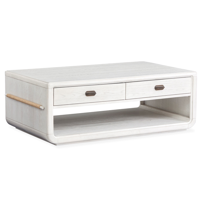 Magnussen Home Sunset Cove Rectangular Cocktail Table With Casters