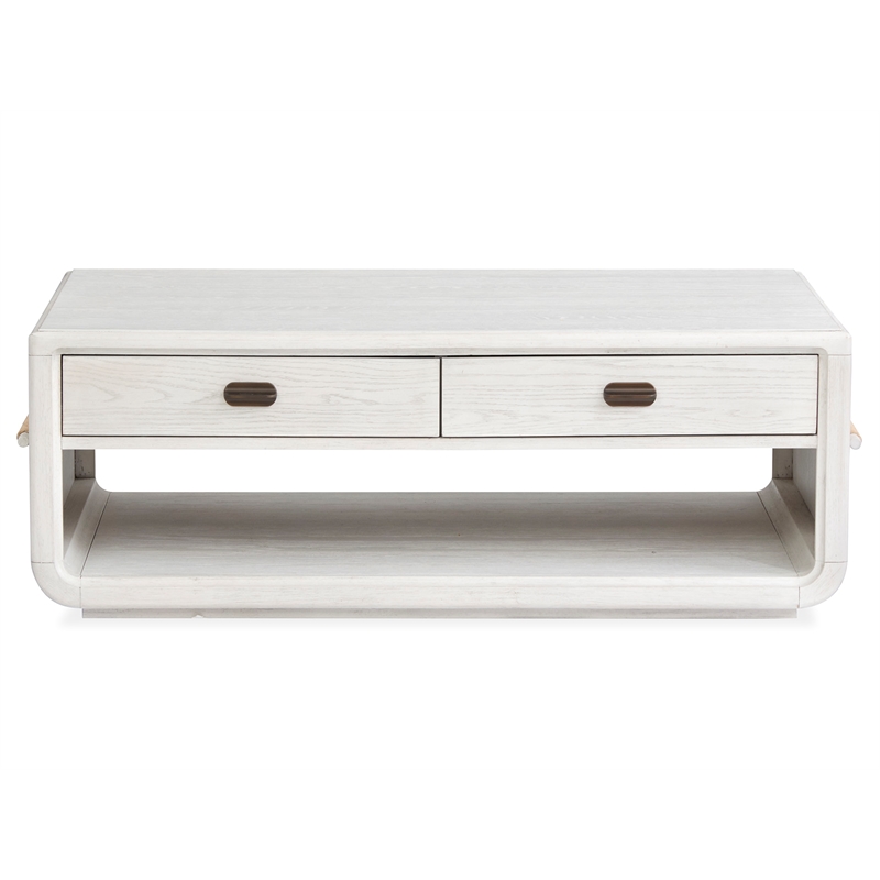 Magnussen Home Sunset Cove Rectangular Cocktail Table With Casters