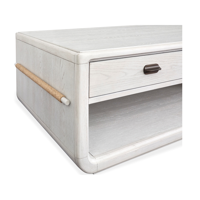 Magnussen Home Sunset Cove Rectangular Cocktail Table With Casters
