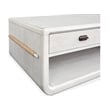 Magnussen Home Sunset Cove Rectangular Cocktail Table With Casters