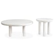 Magnussen Home Sunset Cove Moonlight Pearl Nesting Cocktail Table With Casters