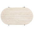Magnussen Home Jennings Oval Cocktail Table With 2 Ottomans