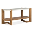 Magnussen Home Carrington Honey Wheat Rectangular Sofa Table