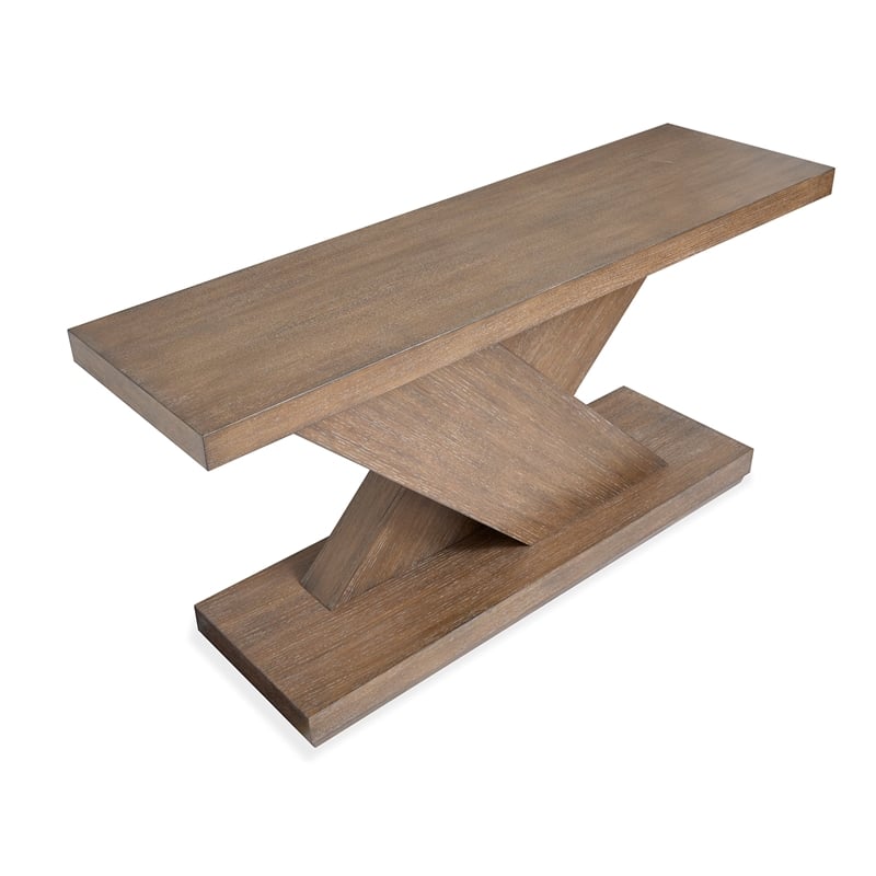 Magnussen Home Lansbury Antique Wheat Rectangular Sofa Table