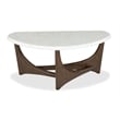 Magnussen Home Arwen Turkish Coffee Demilune Sofa Table