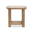 Magnussen Home Bradford Riverbed Beige Rectangular End Table